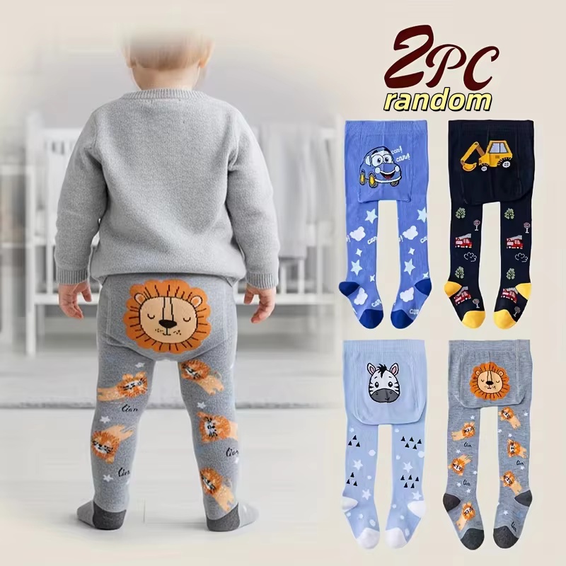 Baby Clothing Patterns - 2-piece soft and elastic cartoon animals