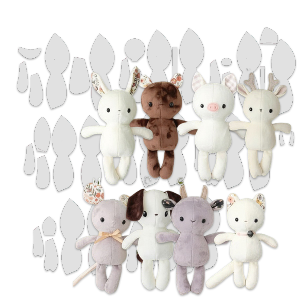 Baby Clothing Patterns - 8 animals Sewing Patterns,Sewing Patterns for