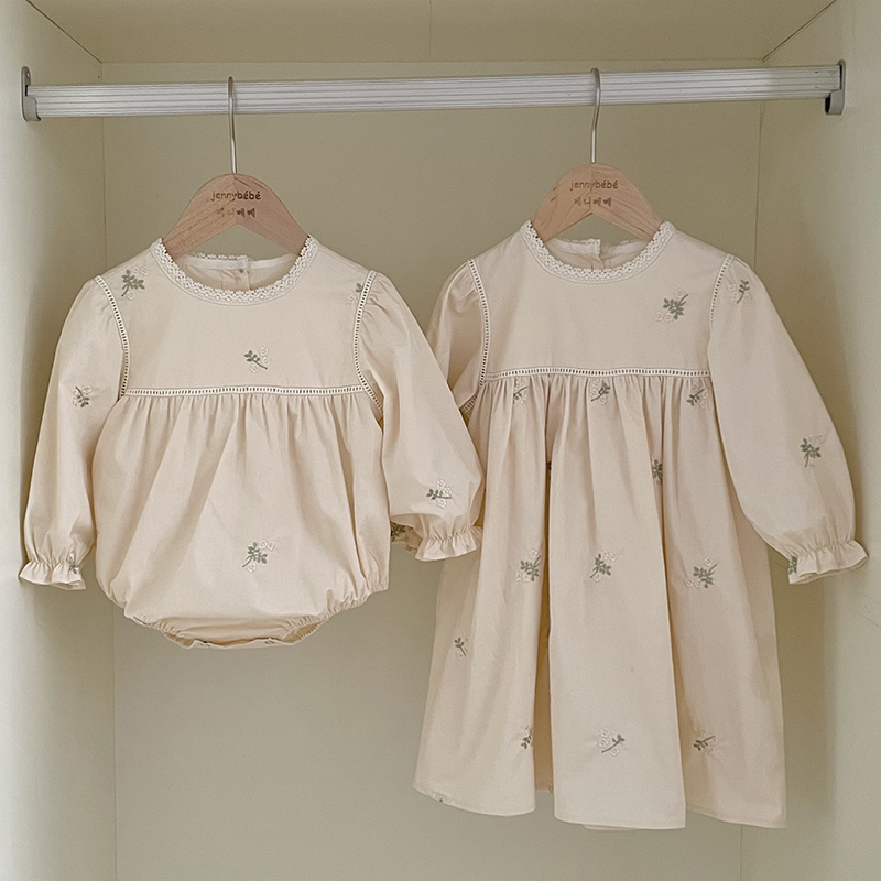 Baby Clothing Patterns - Family Sister Matching Dress Outfit Baby