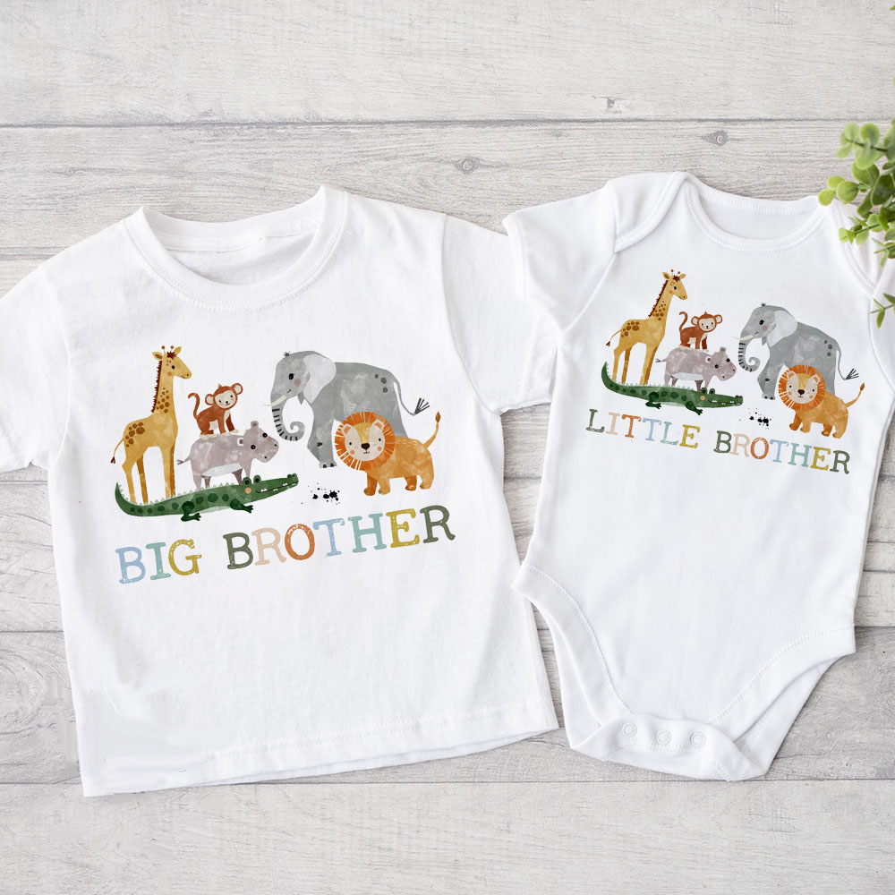 Baby Clothing Patterns - Big Brother Little Brother Matching Clothes