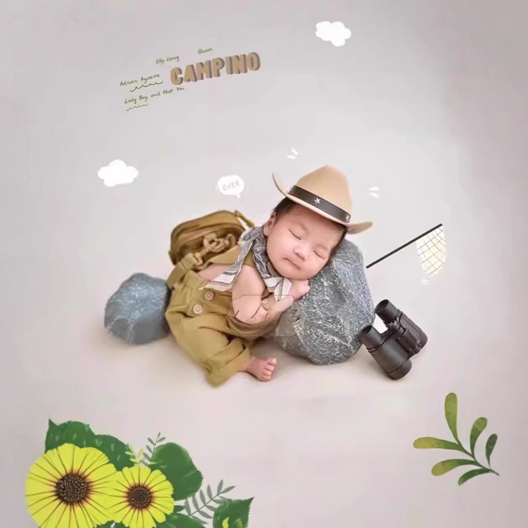 Baby Clothing Sets Boy - Newborn Photography Props Outfit Braces Baby