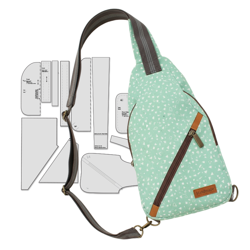 Baby Clothing Patterns - Sling Bag with Phone Pocket on
