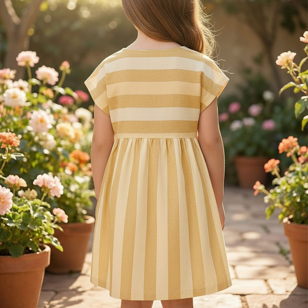 Striped Button-Front Sleeveles - đánh giá và giá Baby Clothing Patterns