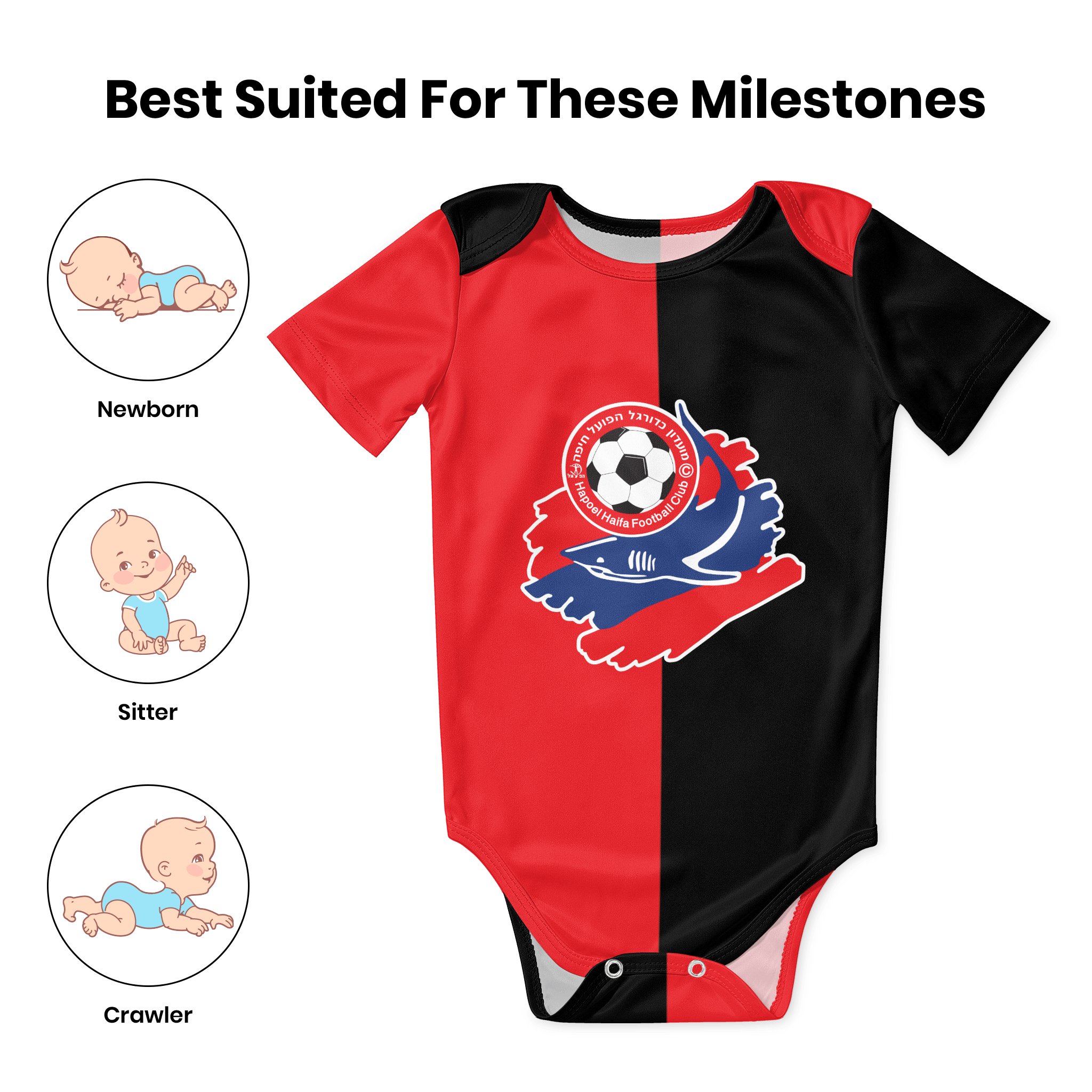 Hapoel Haifa Baby Bodysuit Uni - đánh giá và giá Baby Clothing Sets Boy