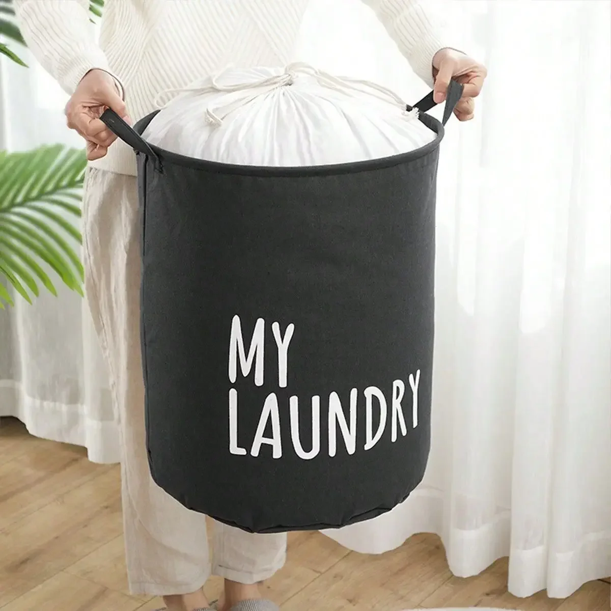 Foldable Drawstring Laundry Ha - đánh giá và giá Baby Clothing Hamper