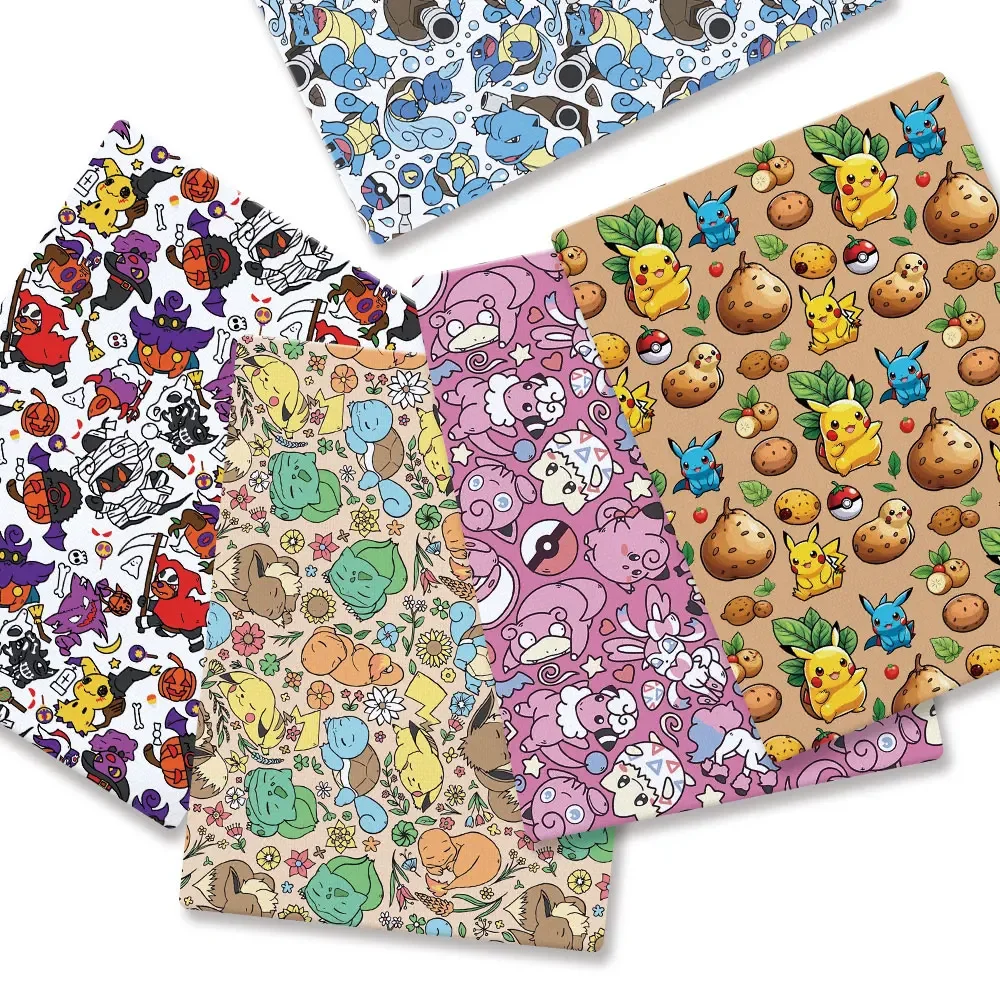 Pokemon Cartoon Fabric140*50cm - đánh giá và giá Baby Clothing Japan