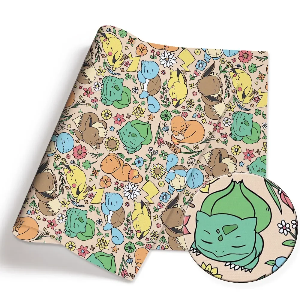 Pokemon Cartoon Fabric140*50cm - đánh giá và giá Baby Clothing Japan