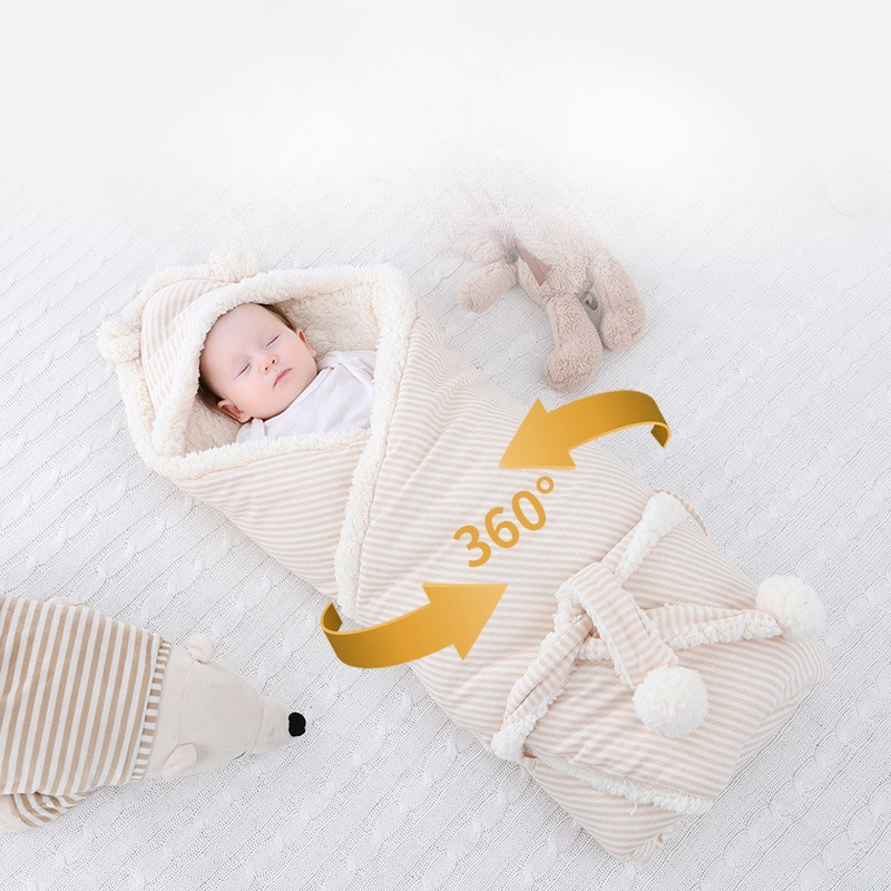 Newborn Lamb Fleece Swaddle Bl - đánh giá và giá Baby Clothing Material