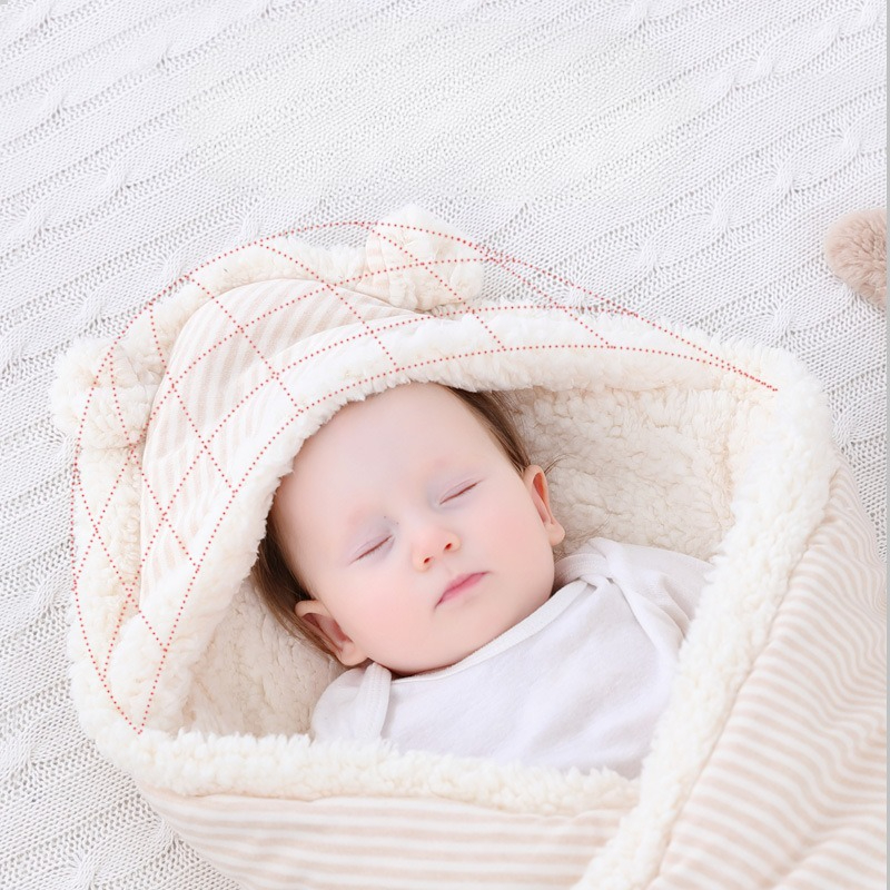 Newborn Lamb Fleece Swaddle Bl - đánh giá và giá Baby Clothing Material