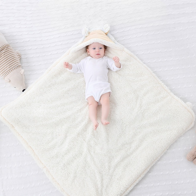 Newborn Lamb Fleece Swaddle Bl - đánh giá và giá Baby Clothing Material