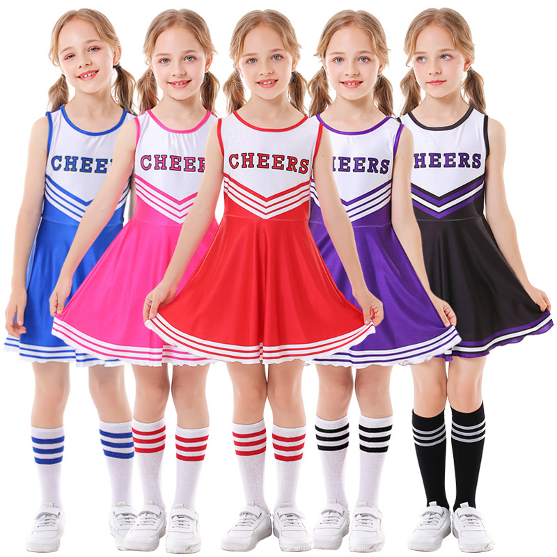 Cute Cheerleaders Costume Dres - đánh giá và giá Baby Clothing Unit