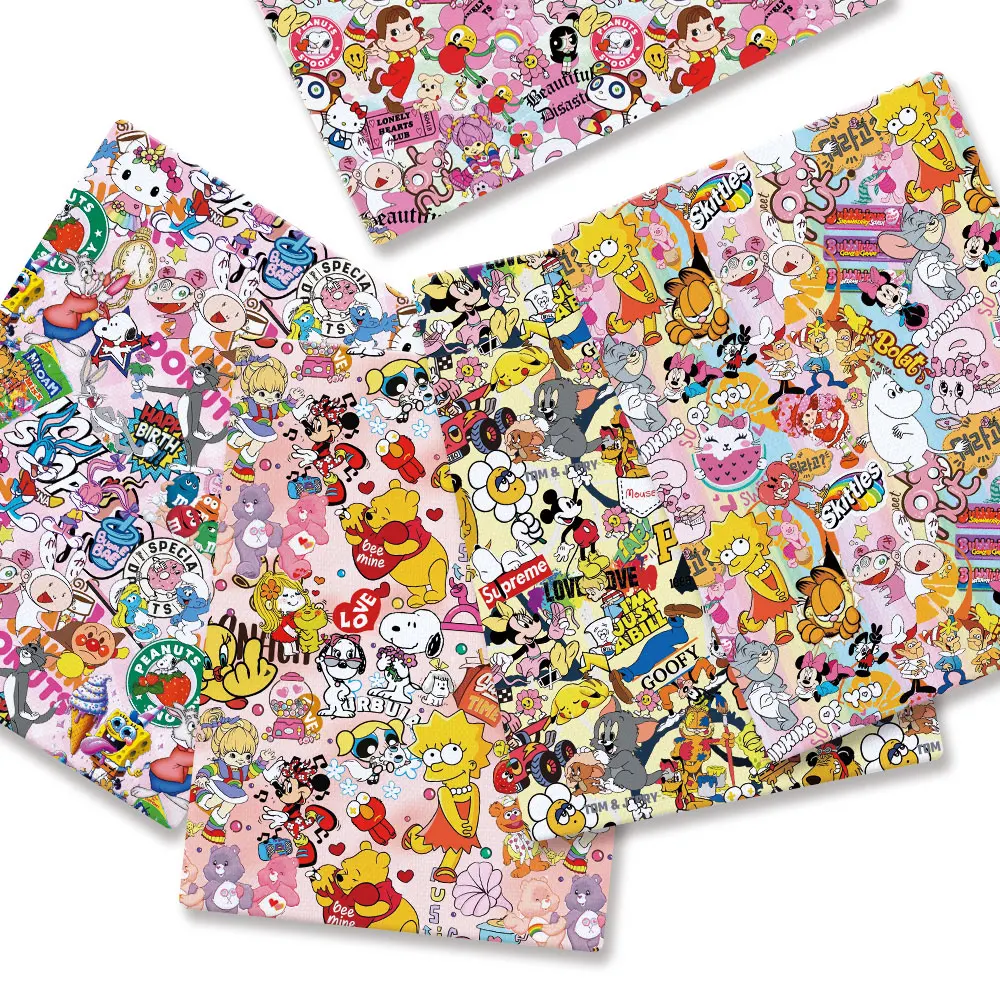 Polyester cotton Cartoon Fabri - đánh giá và giá Baby Clothing Material