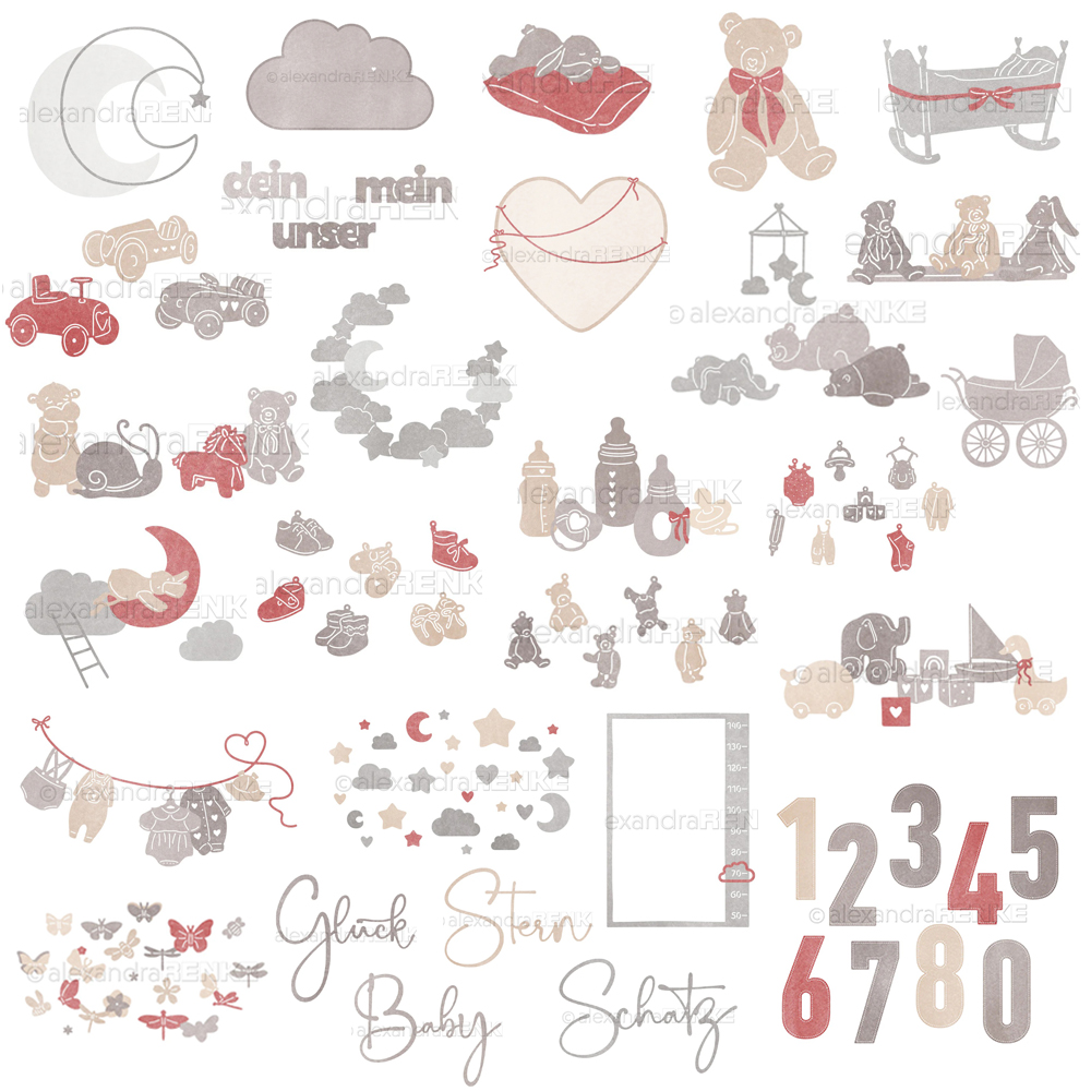 Piggy Craft metal cutting dies - đánh giá và giá Baby Clothing Model