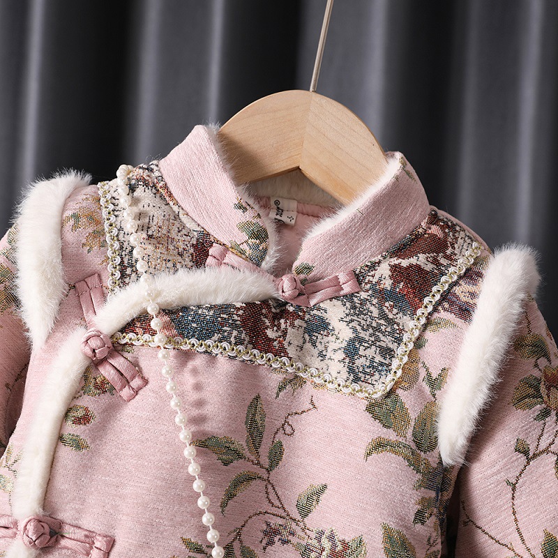 Winter Baby Girls Hanfu Kids P - đánh giá và giá Baby Clothing Embroidery
