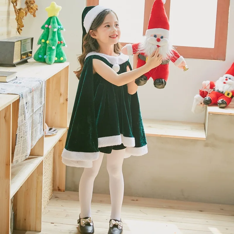 Girls Red Dresses with Cape To - đánh giá và giá Baby Clothing Unit