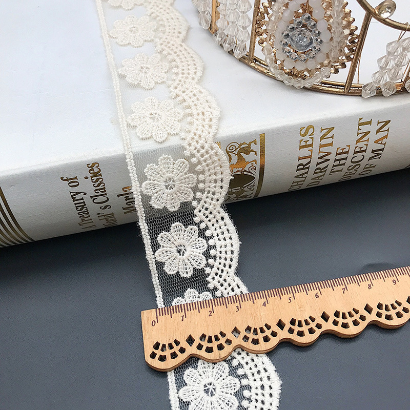 3 Thước/Nhiều Thêu Trắng Be Re - đánh giá và giá Baby Clothing Embroidery