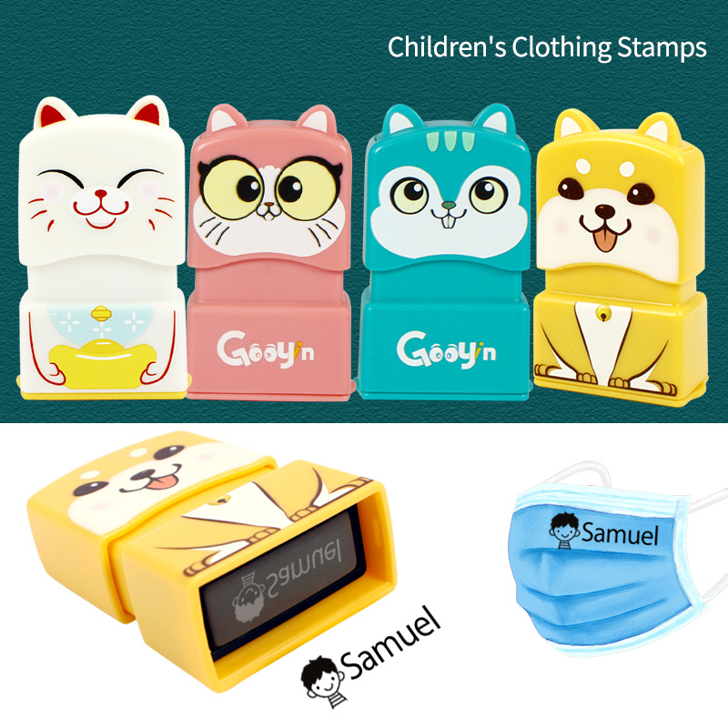 Tùy Chỉnh Tên Tem Họa Tiết Cá  - đánh giá và giá Baby Clothing Name
