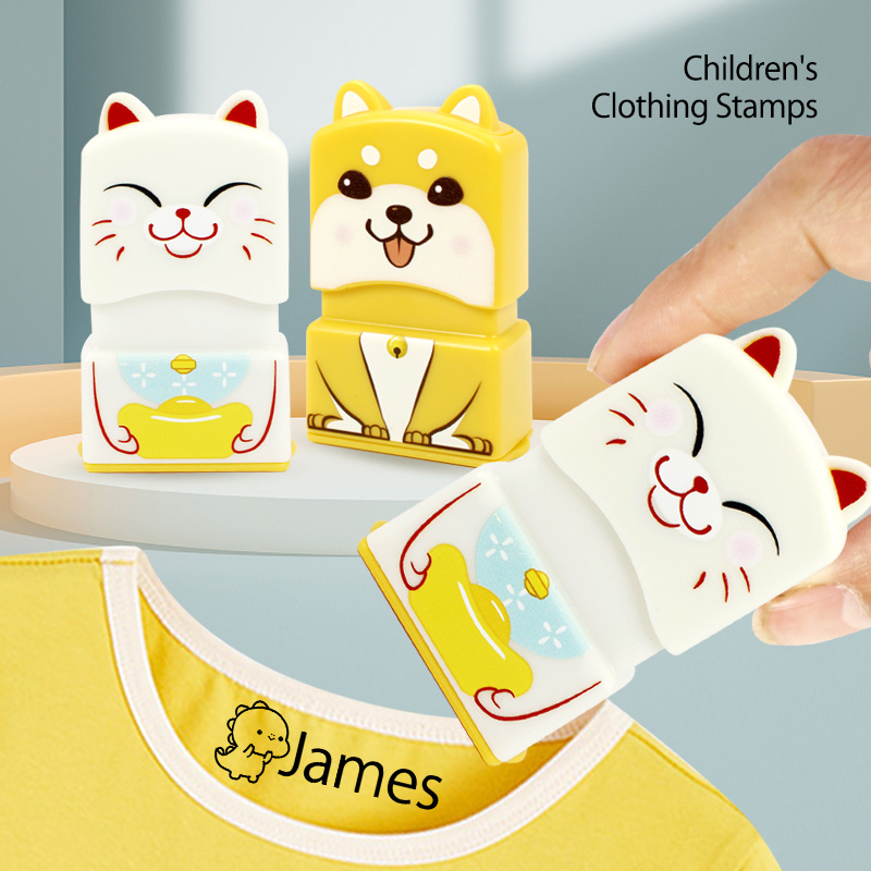 Tùy Chỉnh Tên Tem Họa Tiết Cá  - đánh giá và giá Baby Clothing Name