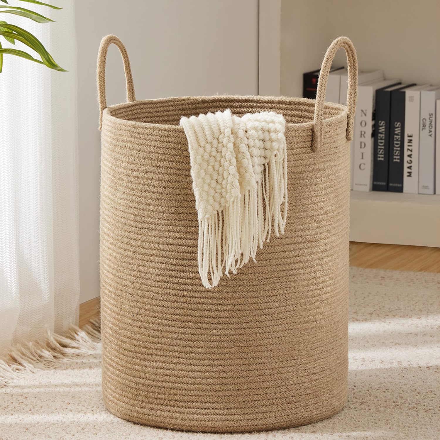 Large Storage Basket Tall Wove - đánh giá và giá Baby Clothing Hamper