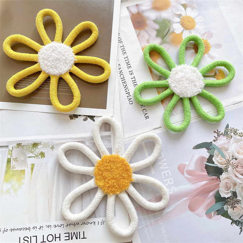Cotton Rope Woven Daisy Flower - đánh giá và giá Baby Clothing Material