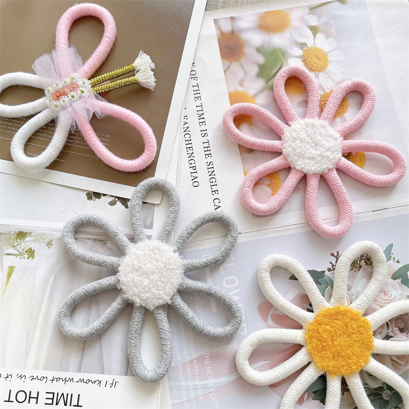 Cotton Rope Woven Daisy Flower - đánh giá và giá Baby Clothing Material