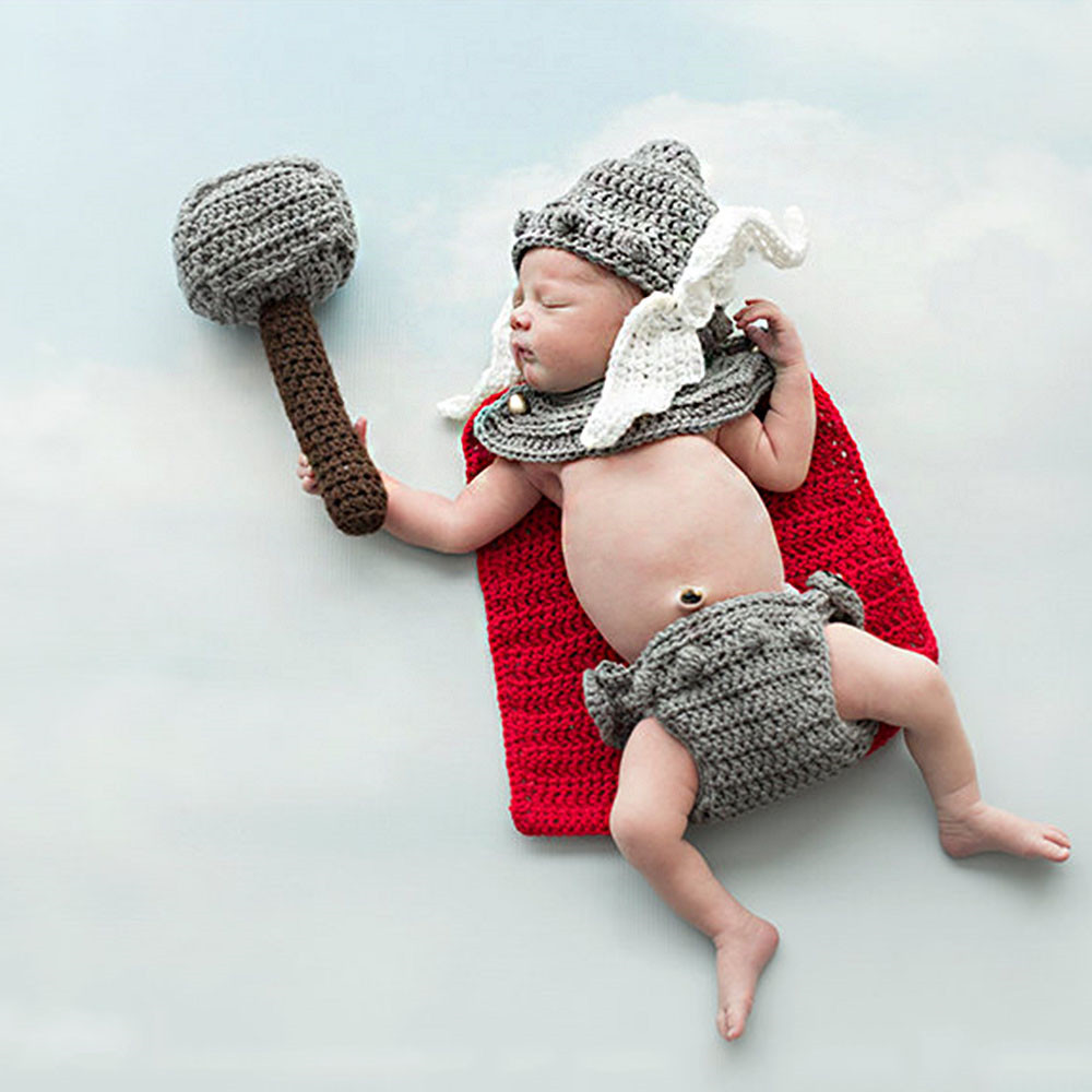 Newborn Photography Props Thor - đánh giá và giá Baby Clothing Sets Boy